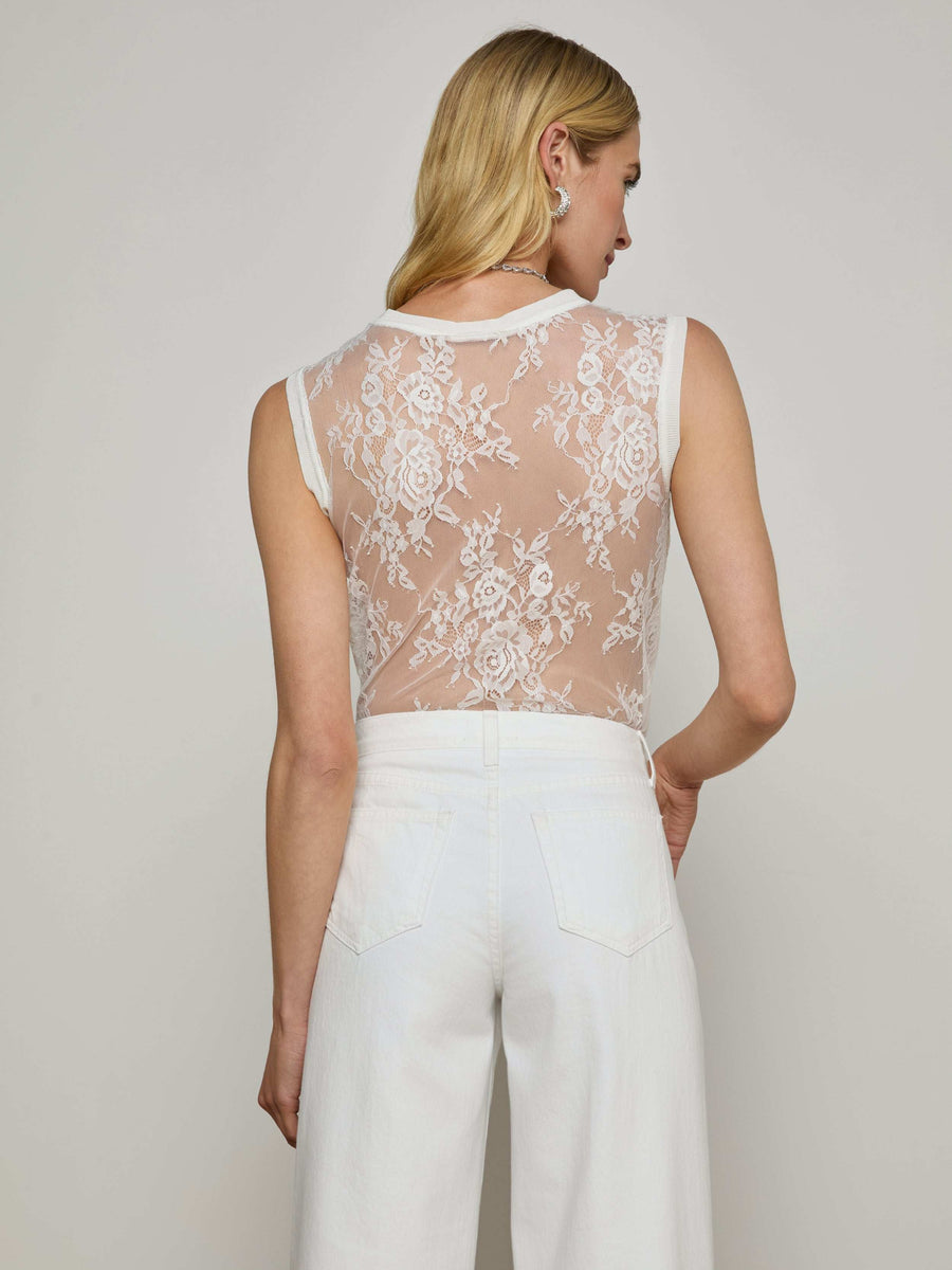 Brax Floral Lace Tank