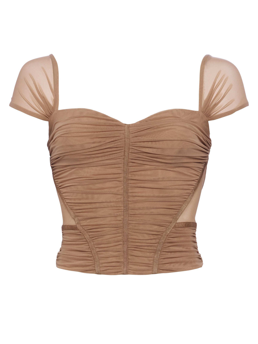 Asuka Mesh Corset Top