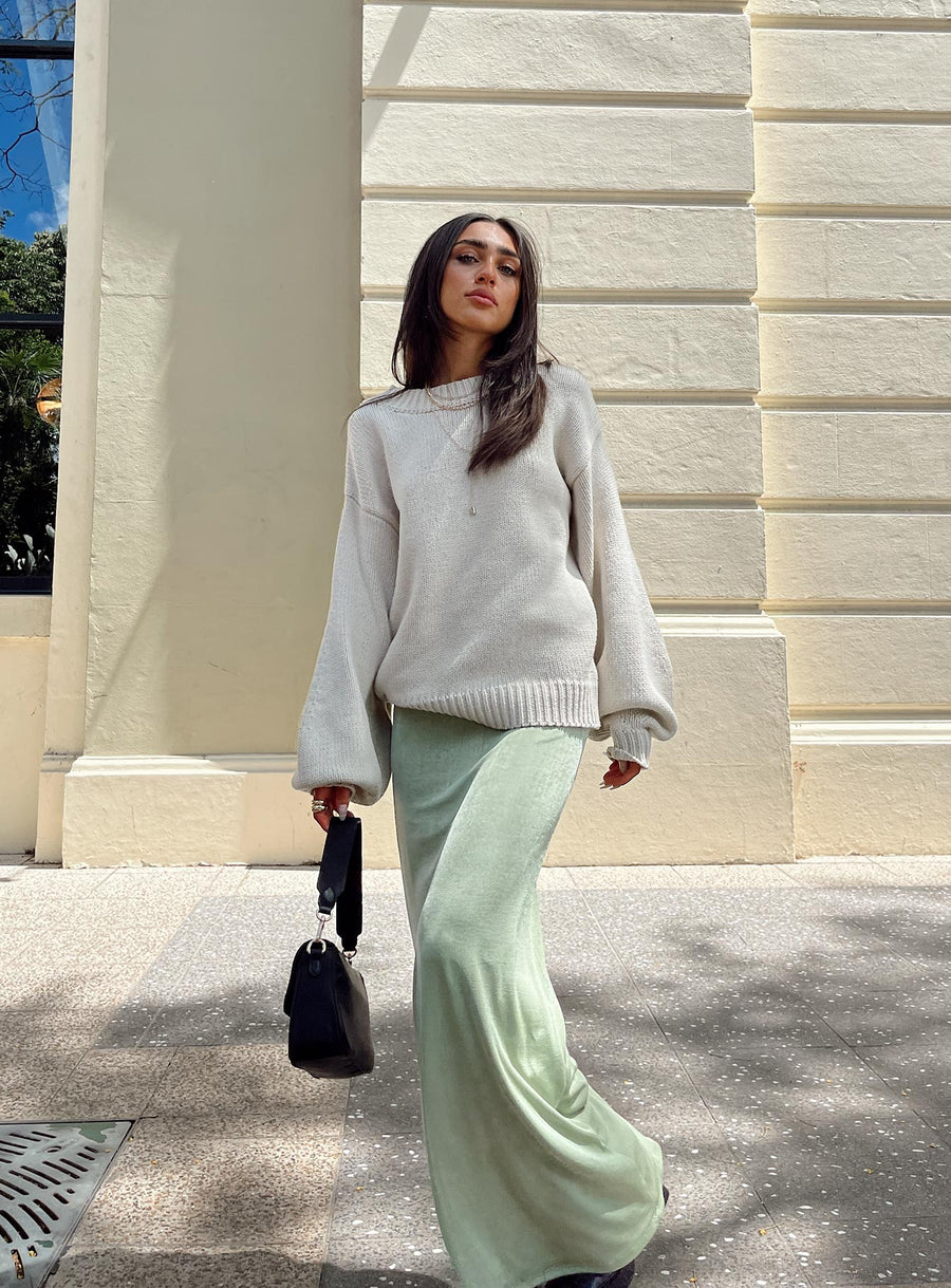 Harriette Maxi Skirt Sage