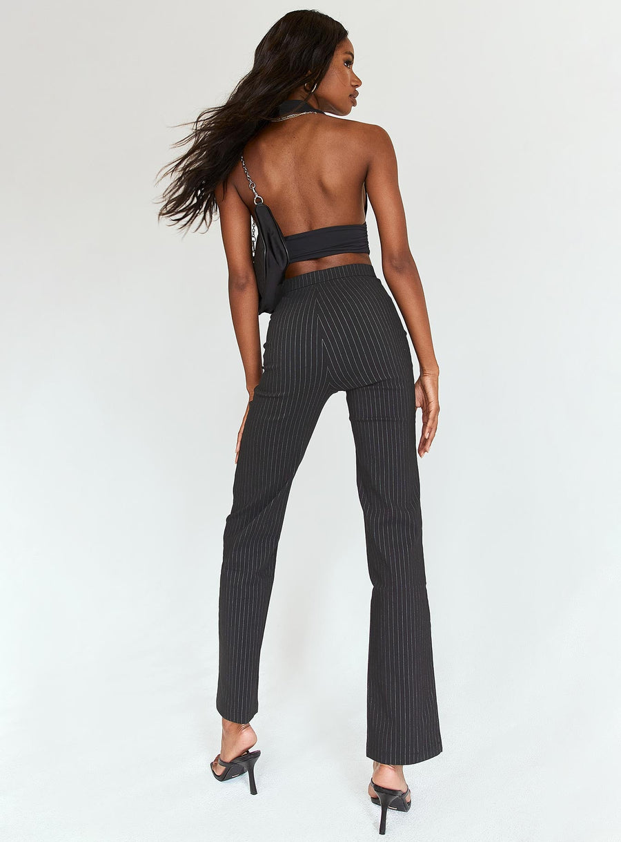 Billie D Ring Pants Black