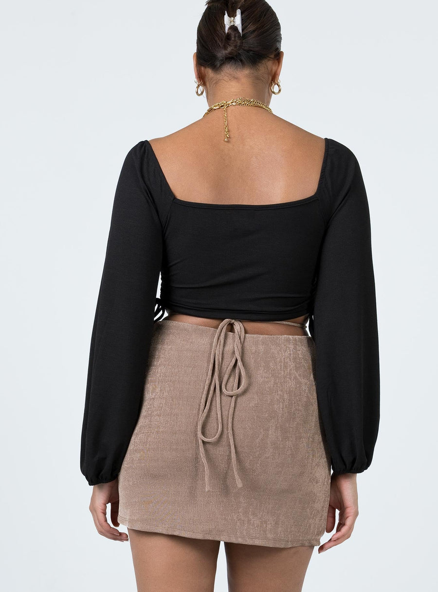 Maisie Mini Skirt Brown