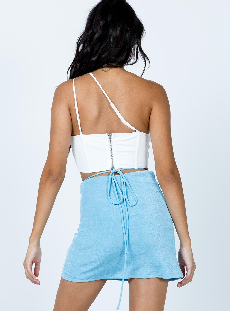 Maisie Mini Skirt Blue