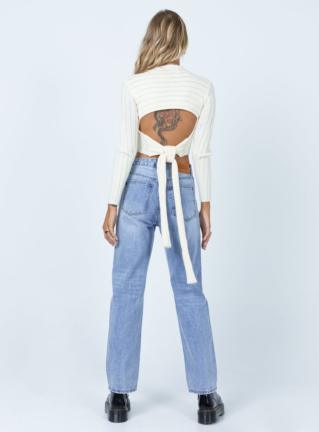 Holly Hi-rise Straight Leg Denim Jeans
