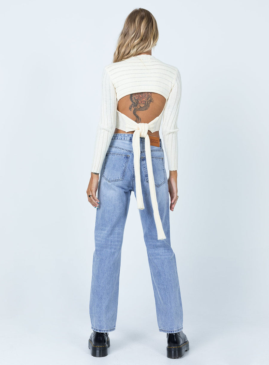 Holly Hi-rise Straight Leg Denim Jeans