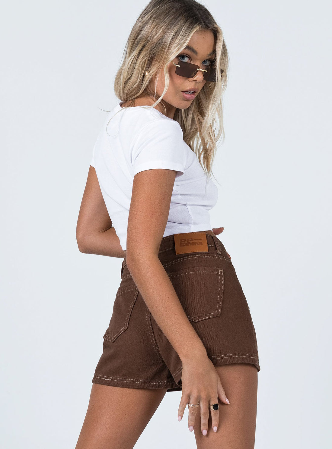 Darby A Line Short Brown