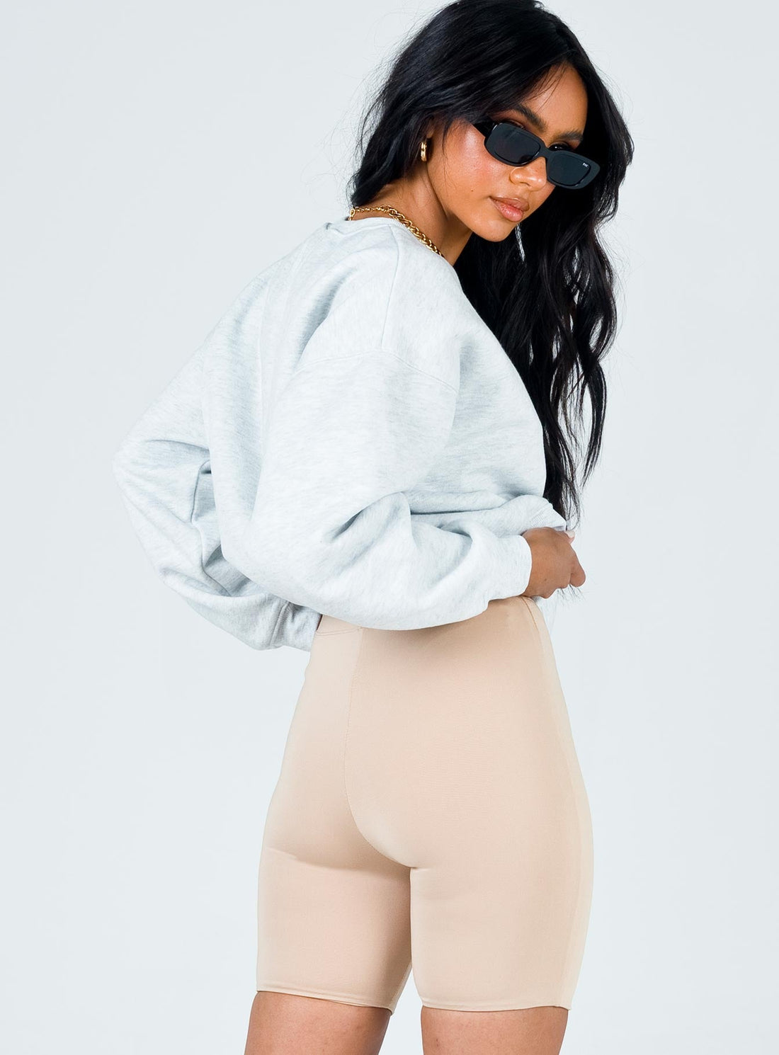 Biker Short Beige