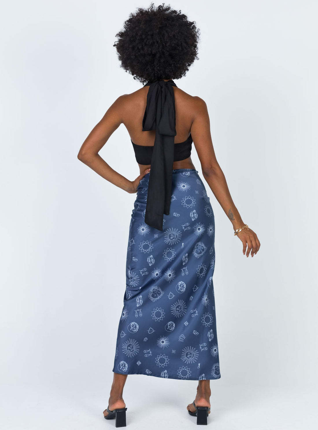Miller Midi Skirt Blue