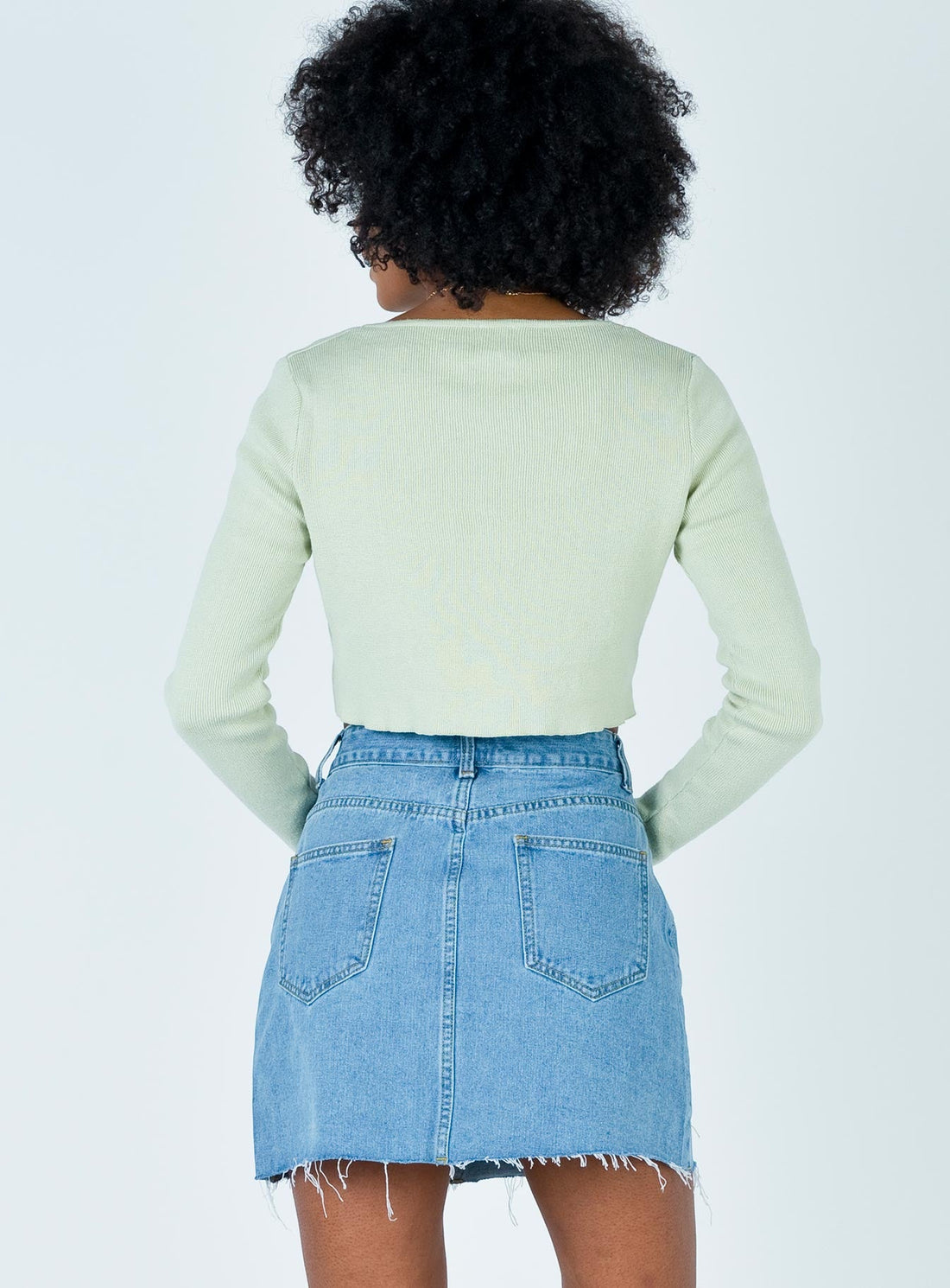 Hallie Denim Mini Skirt