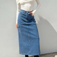 Harben Denim Maxi Skirt