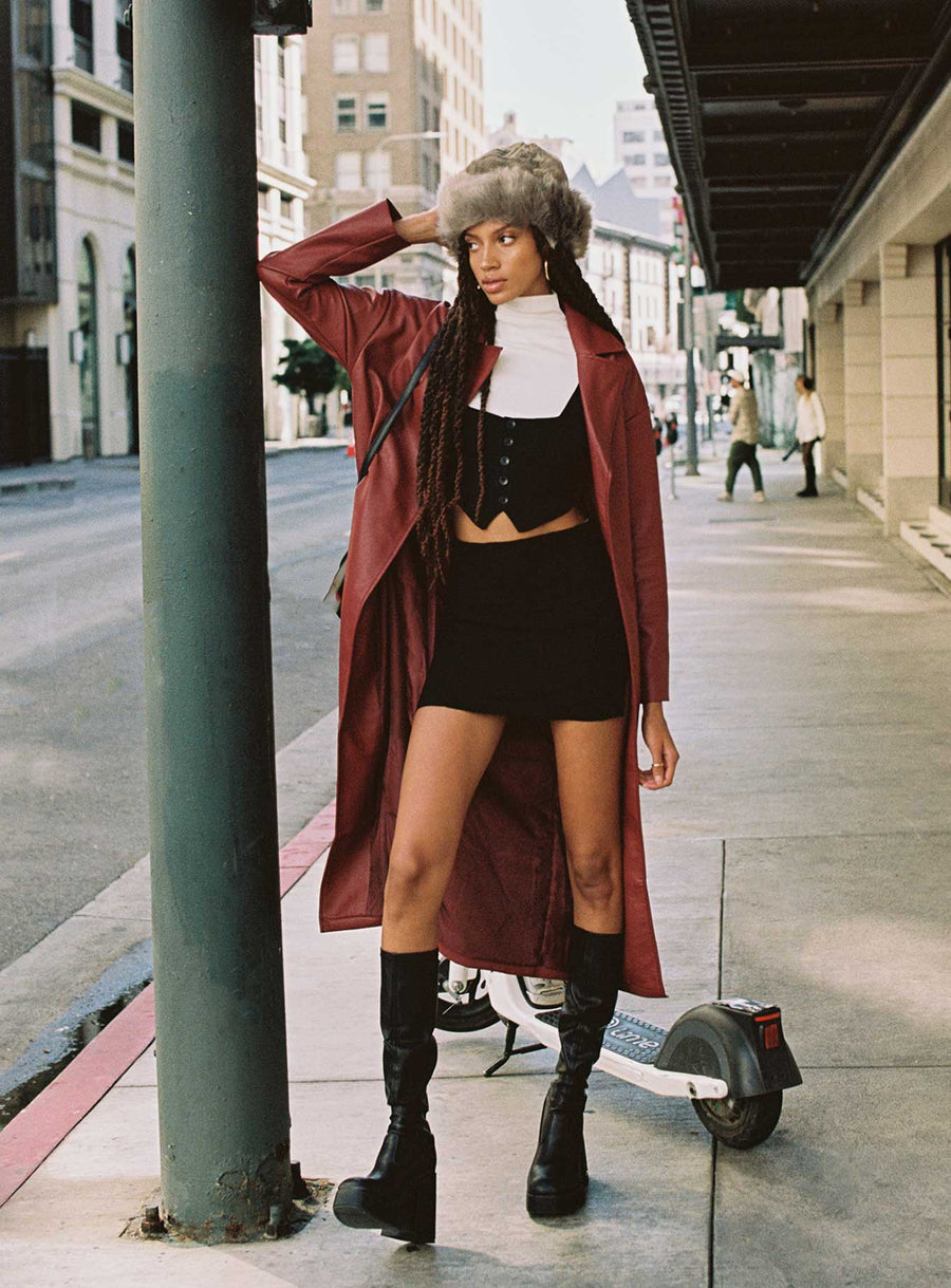 Faithe Mini Skirt Black