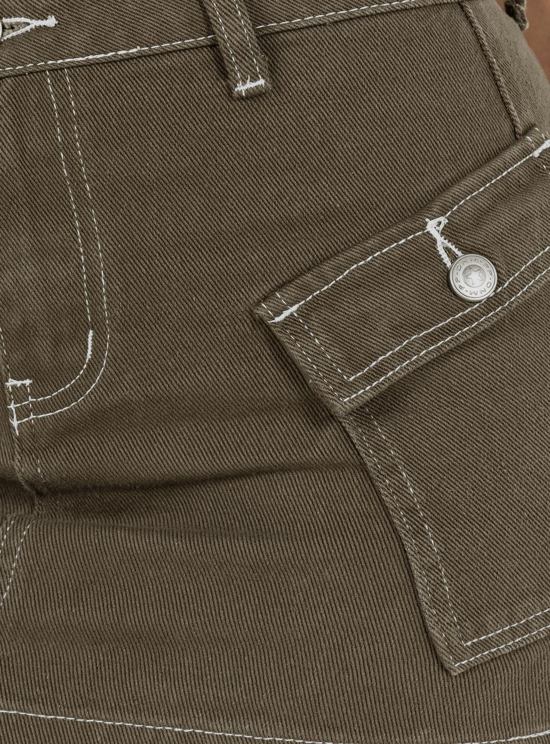 Travers Cargo Skirt Green
