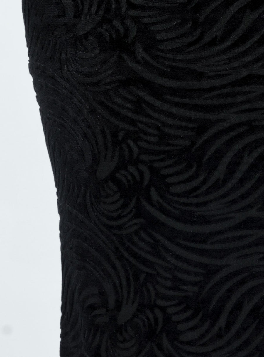 August Midi Skirt Black