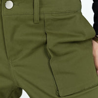 Mawson Bootleg Cargo Pant Green