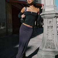 Chipla Maxi Skirt Slate