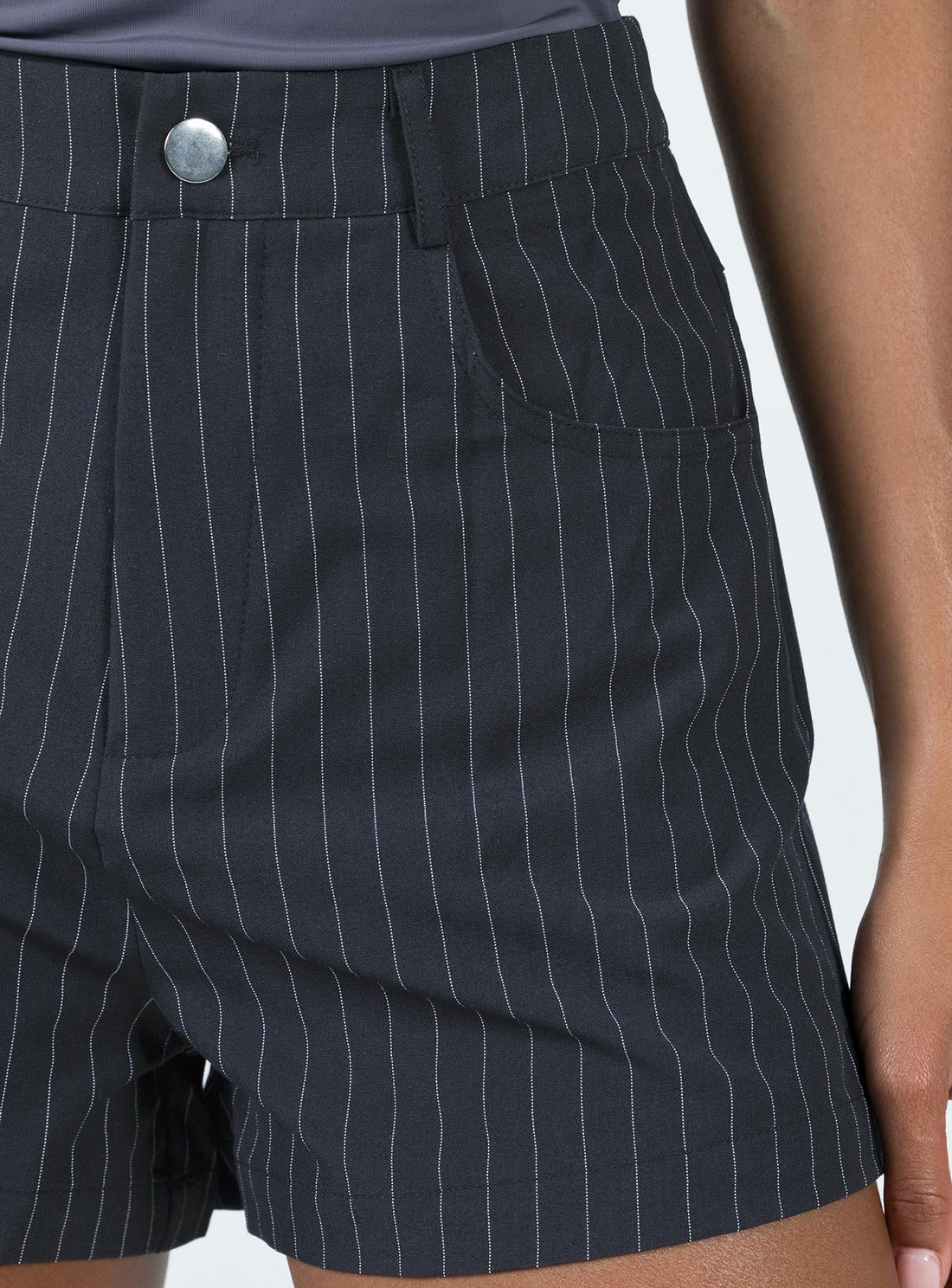 The Gordo Shorts Navy Pinstripe