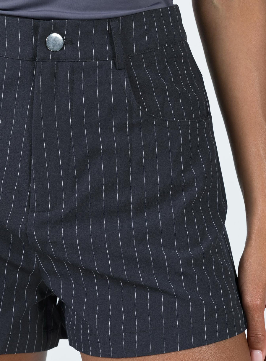 The Gordo Shorts Navy Pinstripe
