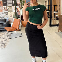 Corine Maxi Skirt Black