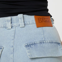 Handler Cargo Jeans Light Wash Denim