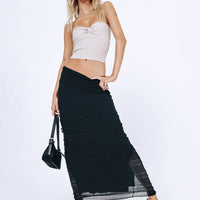 Seabrook Maxi Skirt Black
