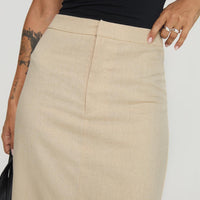 Romeria Maxi Skirt Beige
