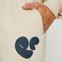 Princess Polly Track Pants Bubble Text Stone / Slate