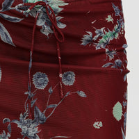 Buchan Maxi Skirt Red Floral