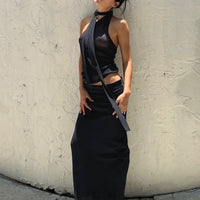 Devon Maxi Skirt Licorice