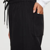 Presson Cargo Pants Washed Black