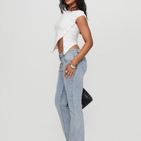 Bethany Low Rise Bootleg Jeans Light Wash