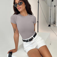 Jannika Shorts White Denim