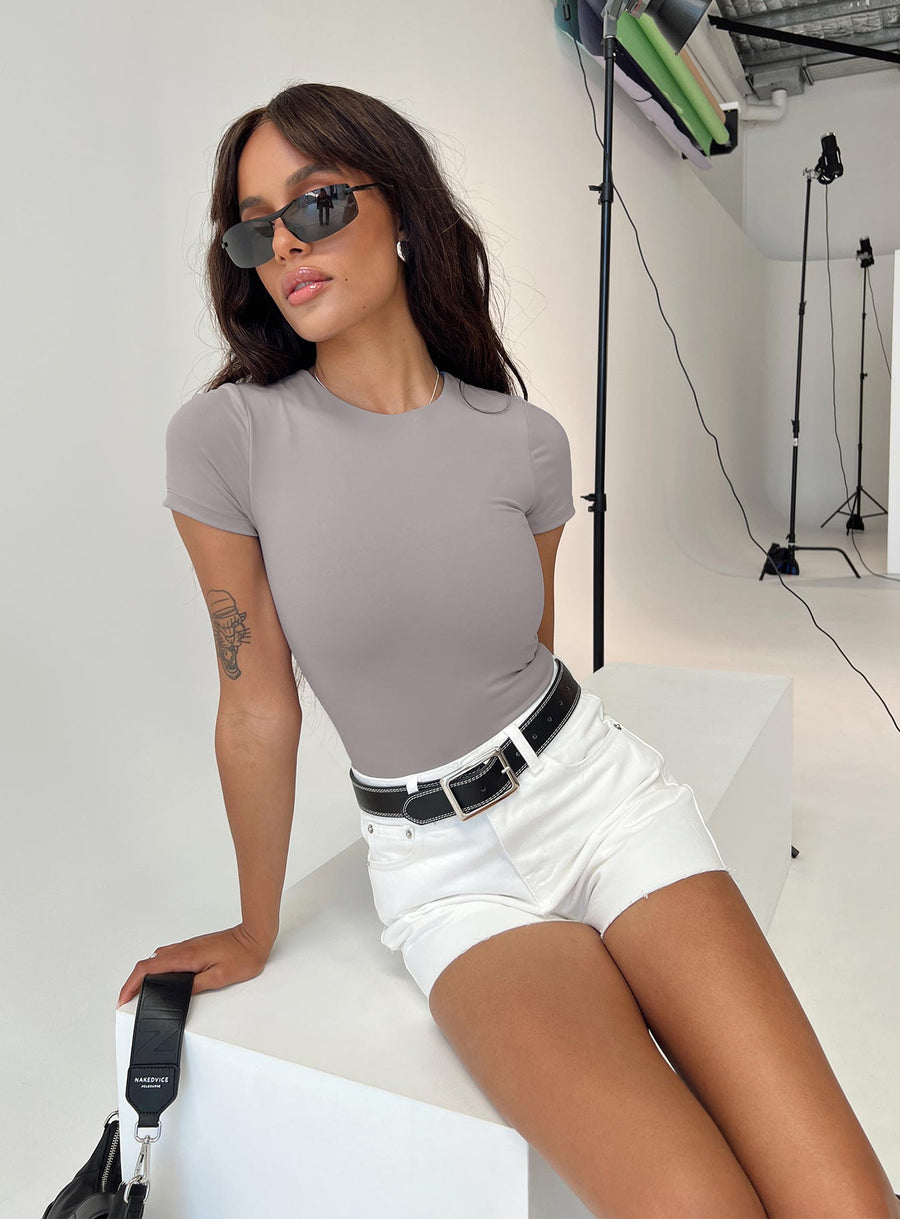 Jannika Shorts White Denim