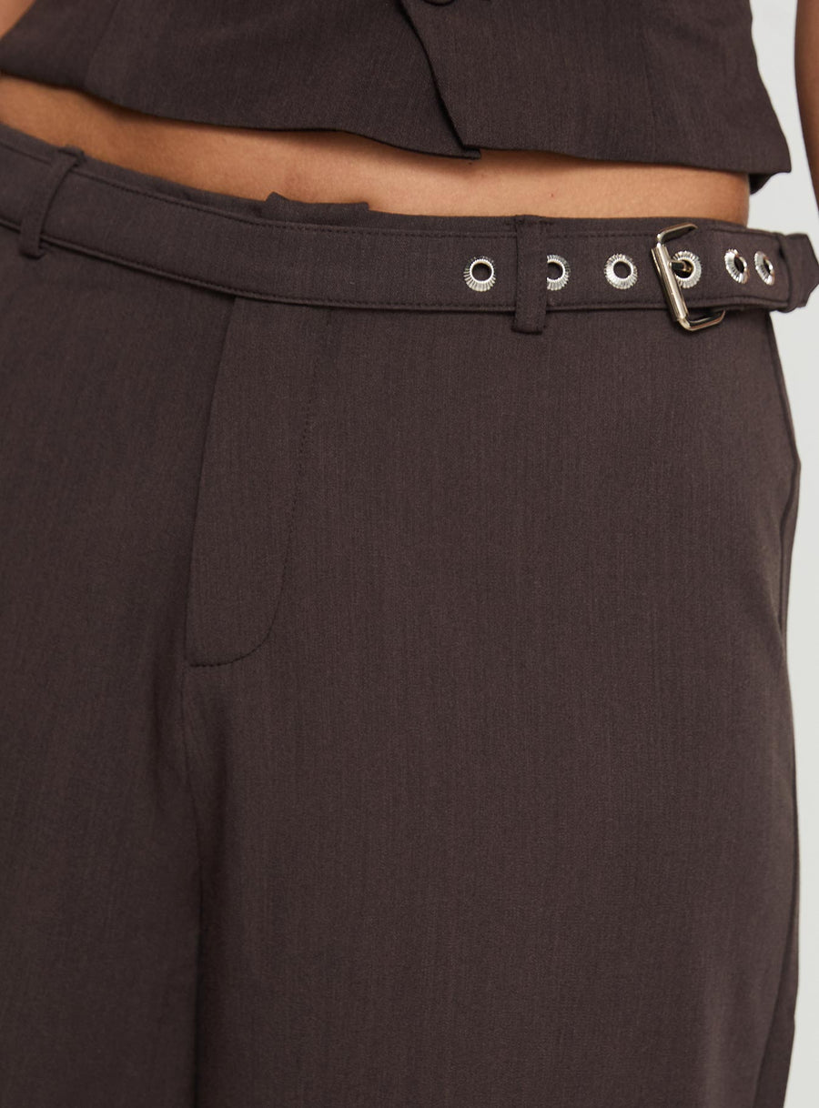 Miku Pants Brown