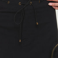 Rolleston Cargo Mini Skirt Black