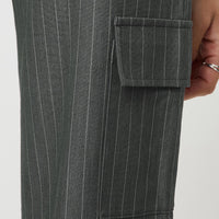 Katow Cargo Pants Grey Stripe