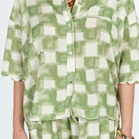 Franke Checkerboard Set Green / Beige