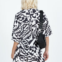 Merve Checkerboard Set Black / White