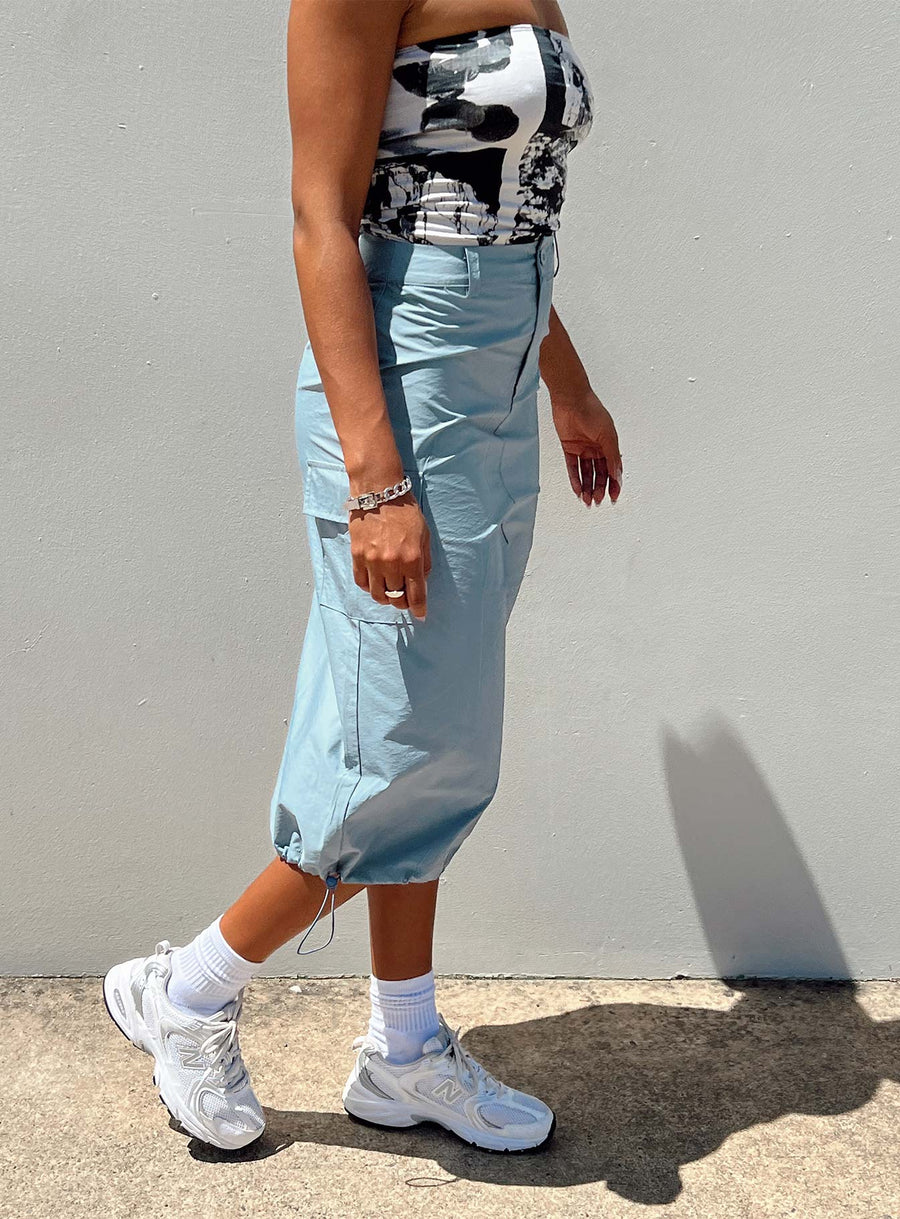 Tinba Midi Skirt Blue