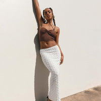 Corine Maxi Skirt White