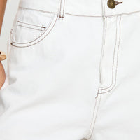 Delvalle Shorts White Denim