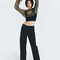 Let It Go Pants Black