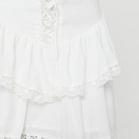 Capshaw Mini Skirt White