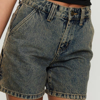 Lou Carpenter Denim Shorts Antique Wash