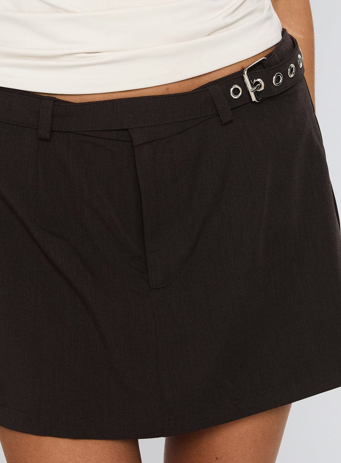 Miku Mini Skirt Brown