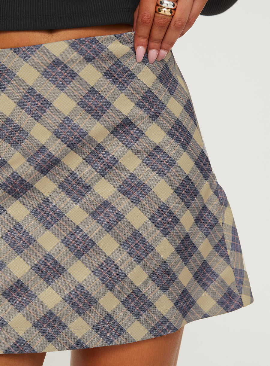 Fike Mini Skirt Blue