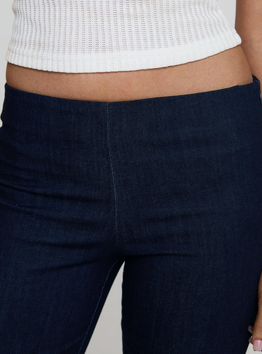 Diran Capri Trouser Indigo