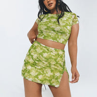 Piama Mini Skirt Green