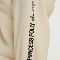 Princess Polly Track Pants Block / Cursive Text Stone Curve