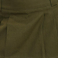 Leon Cargo Mini Skirt Olive