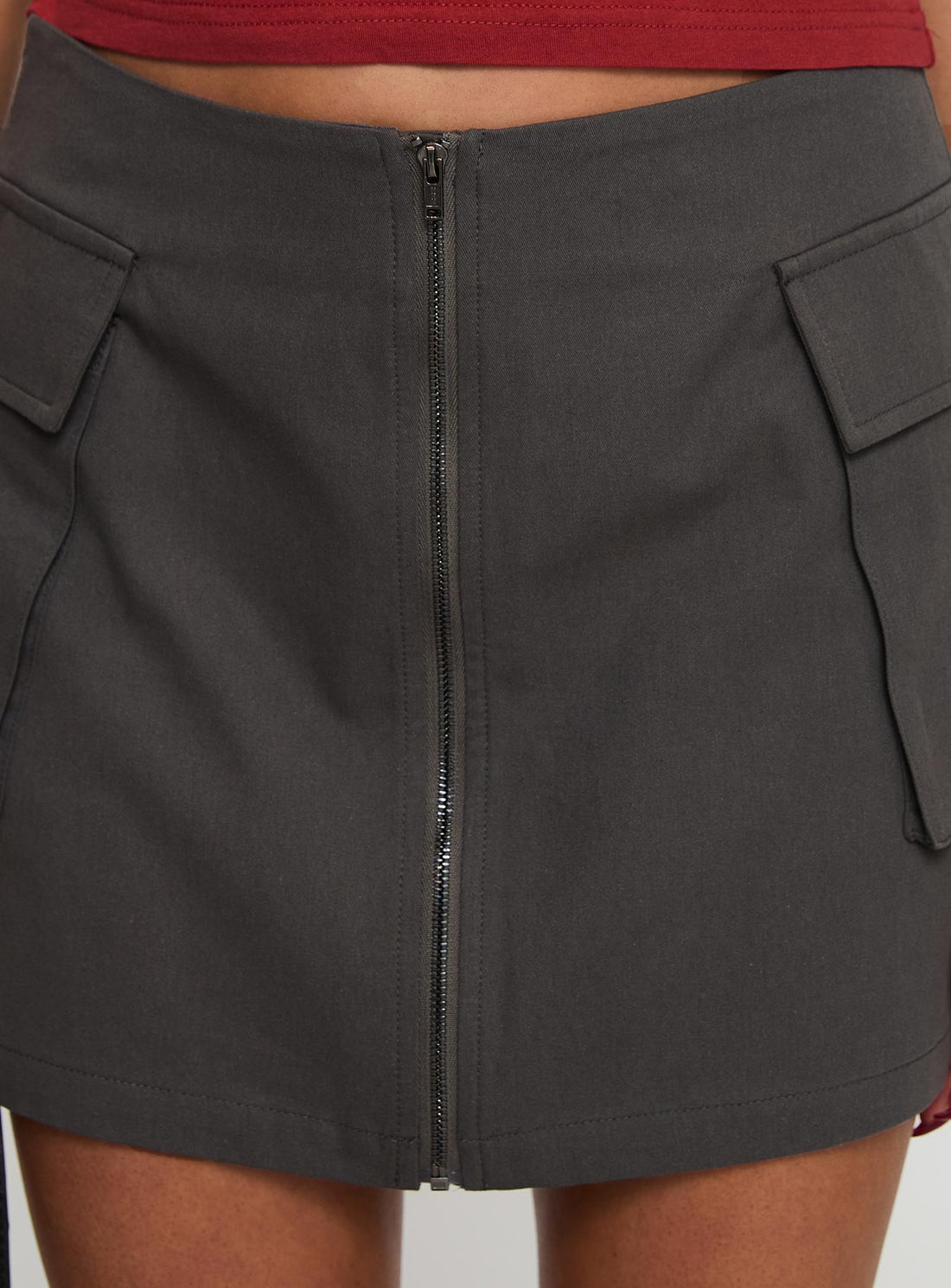 Pacheco Cargo Mini Skirt Charcoal