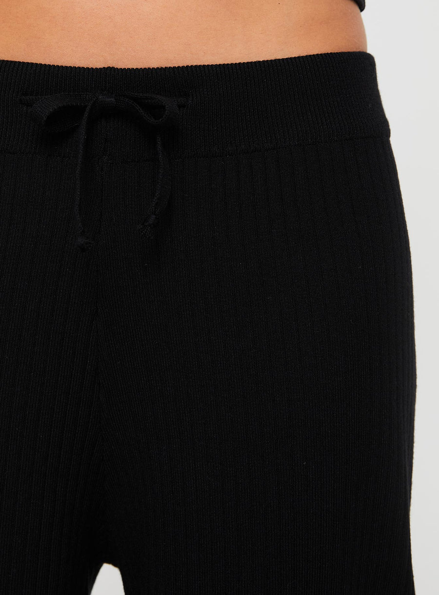 Talanie Knit Pants Black